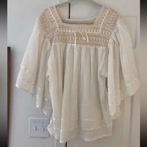 Boho peasant top